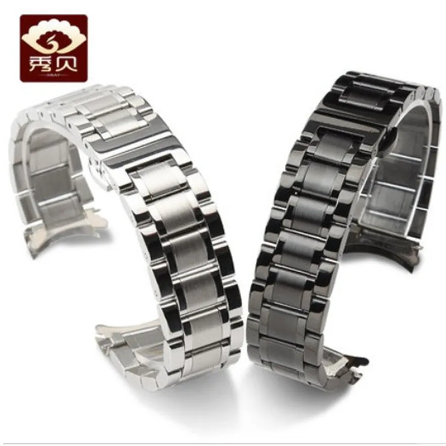 Ремешок для часов из нержавеющей стали высокого качества изогнутый