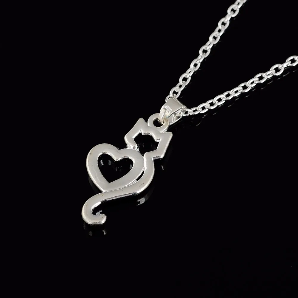 Женское Ожерелье с сердцем и кристаллами | Украшения аксессуары