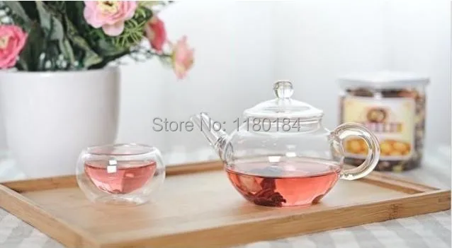 1 шт. 250 мл кунг фу стеклянный чайник шампанское пиво Вино Чай и вода высокого