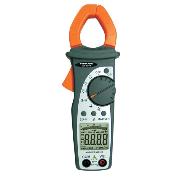 Цифровой мультиметр зажим Tenmars TM 1014 CAT III 600 в|digital clamp multimeter|clamp multimeterclamp digital multimeter |