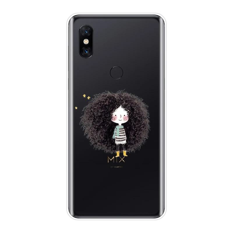 Милый японский чехол Kpop с мультяшной девушкой для Xiaomi Mi Note 1 2 3 мягкий силиконовый