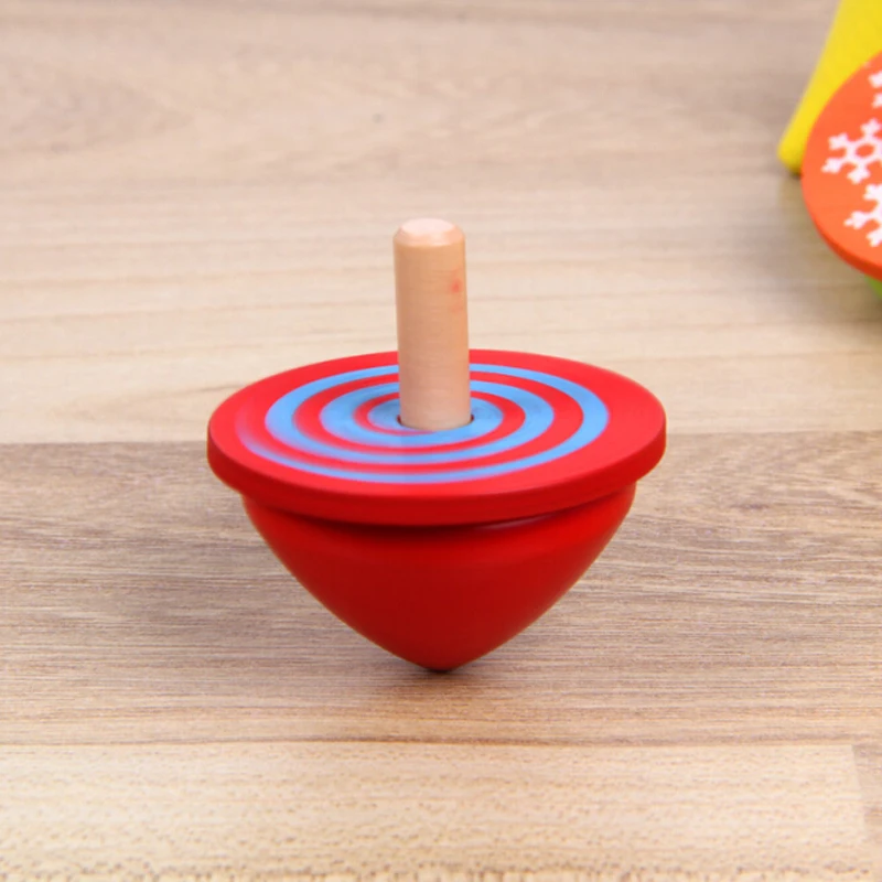 4 шт./компл. новый деревянный спиннинг Giochi Bambini Beyblade 5 см Деревянный Детский