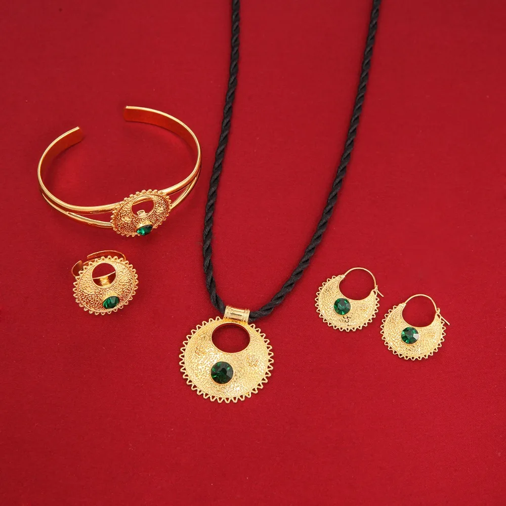 Милые и новые ювелирные украшения из горного хрусталя эфиопское золото 24 К