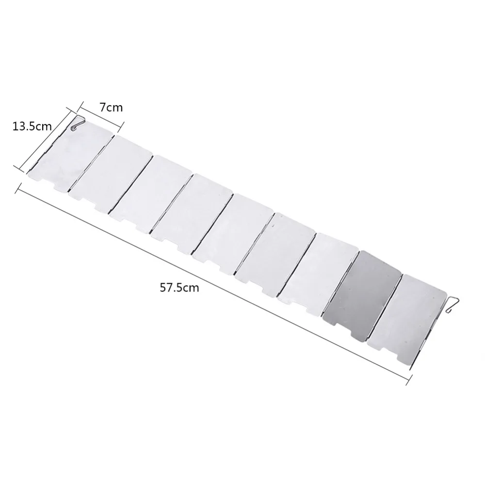 9 тарелок ветрозащитные отражатели складные экраны для кемпинга приготовления