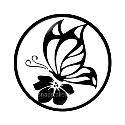 Новый черный Животные кошки летучей мышью бабочкой от 10 шт 12 мм/18 мм/20 мм/25 мм