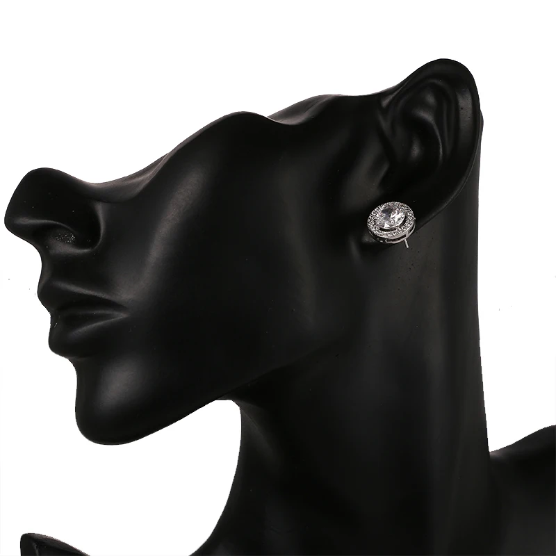 Романтические ювелирные изделия 2017 серьги-гвоздики для свадьбы элегантные