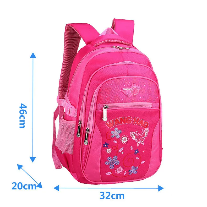 rose red large Высококачественная Водонепроницаемая школьная сумка; Модный школьный рюкзак для девочек-подростков; школьные сумки; Детские рюкзаки; mochila escolar; 2 размера - Цвет: rose red large