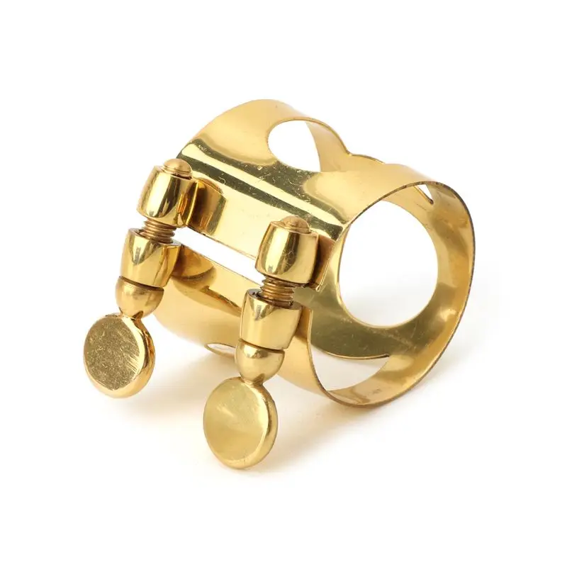 Альтовый саксофон Ми бемоль резиновые бакелит Лигатура мундштука латунь