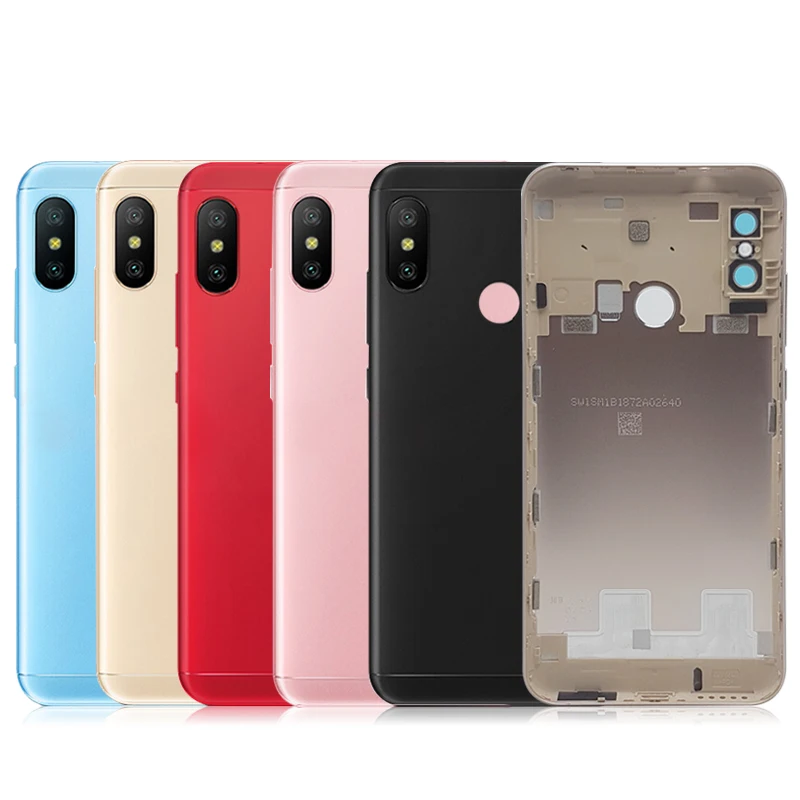 Задняя крышка аккумулятора для Xiaomi Redmi 6 Pro/ Mi A2 Lite Корпус задней двери + боковой