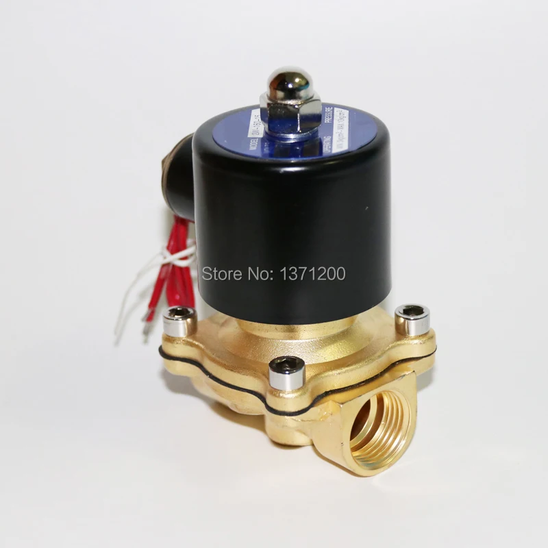 Пневматический Электрический электромагнитный клапан 16 мм 2W160 15 N/C 2 канала 1/2