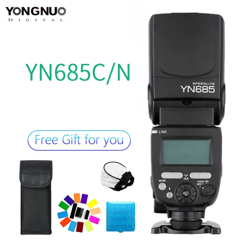 Беспроводная вспышка YONGNUO YN685 2 4G HSS TTL для Canon Nikon YN685C YN685N поддержка YN560 TX RF603 II YN622C
