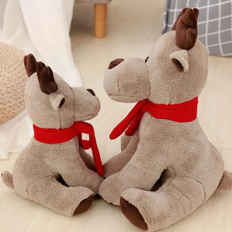 2018 Рождественский плюшевый олень кукла Рождественское украшение для дома мягкая