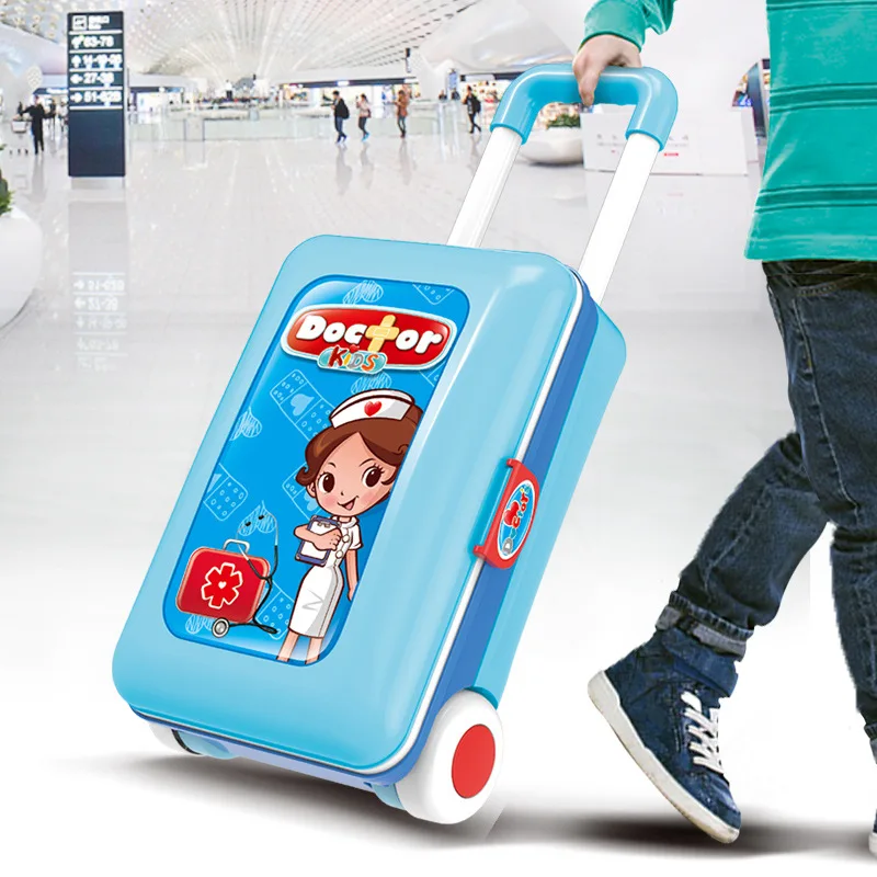 Игрушки для детей детские игрушки детский дом доктора сменные Тролли чемоданы