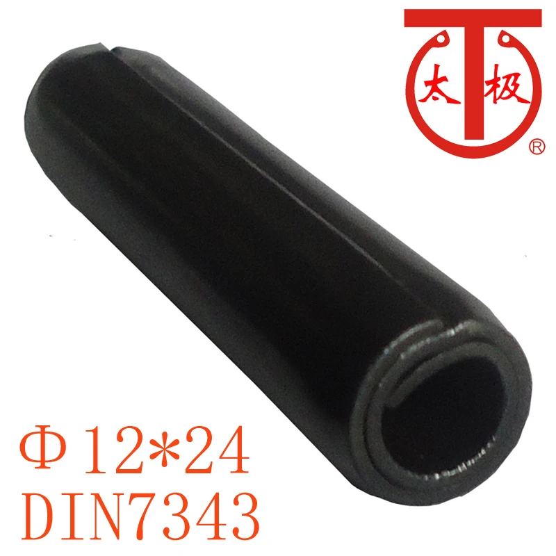 (12*24) DIN7343/ISO8750 спиральный пружинный штырь (спиральный штырь) 10 шт./лот|Булавки| |