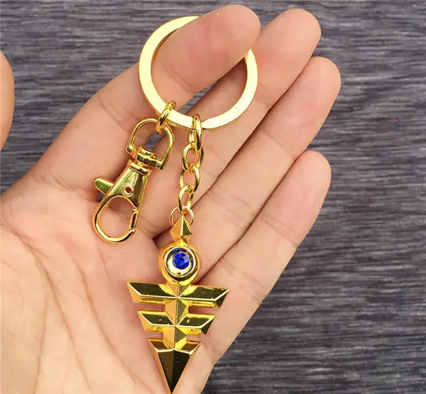 Лиловый Аниме Золотой YGO Yu Gi Oh семь артефакт Millenium eyes весы ключ колесо мудрости стержень подвесное ожерелье брелок - Окраска металла: Лиловый