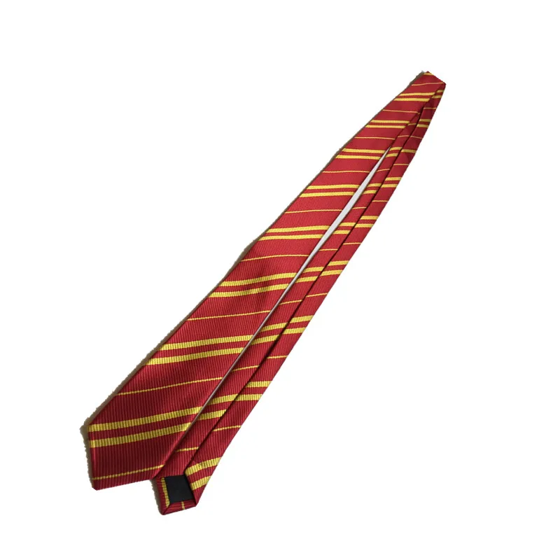 Gryffindor tie Хогвартс школьные шляпы Галстуки Гриффиндор Слизерин Hufflepuff Кепка Когтевран Косплей костюмы Гермиона для мужчин и женщин для мальчиков и девочек шарф - Цвет: Gryffindor tie
