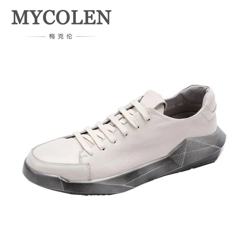 MYCOLEN/2018 Модная легкая дышащая мужская обувь на шнуровке повседневная из