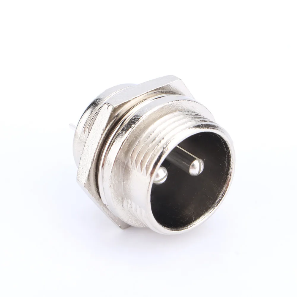M16 16 мм 2 контактный винтовой тип Электрический авиационный разъем|connector header|connector