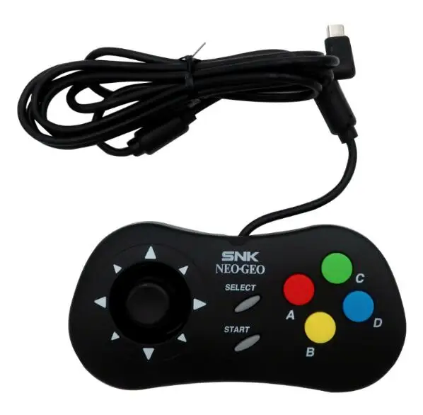 Для SNK контроллер мини игровой коврик белый/черный для NEOGEO мини-коврик - Цвет: Mini Pad-Black