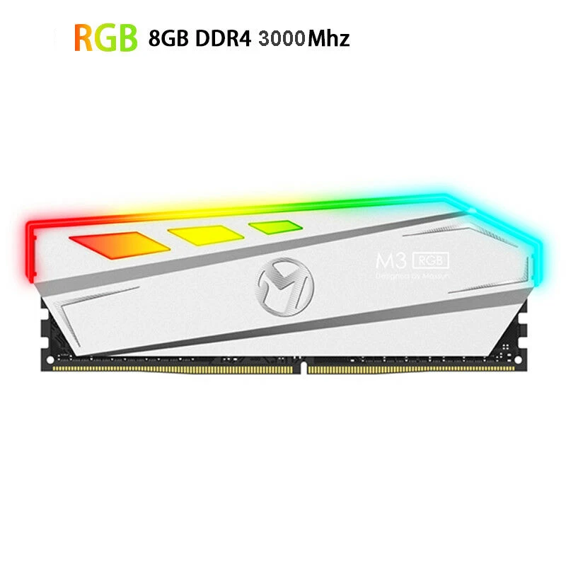 MAXSUN RGB ram ddr4 8 Гб 3000 МГц Настольный алюминиевый сплав 288pin s 1 2 V модуль быстрого