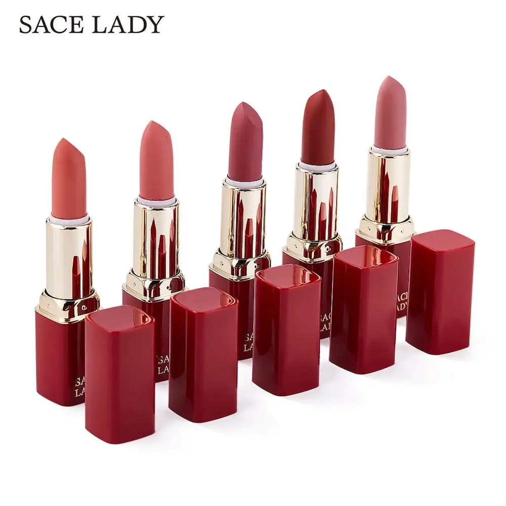 SACE LADY матовая губная помада водостойкая макияж 12 видов цветов Обнаженная