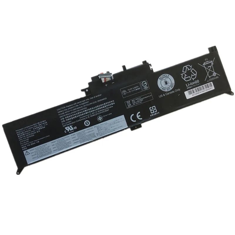 Аккумулятор для ноутбука SupStone 44Wh 00HW026 00HW027 Lenovo ThinkPad Yoga 260 370 X380 01AV432 01AV434 SB10F46465 SB10K97589