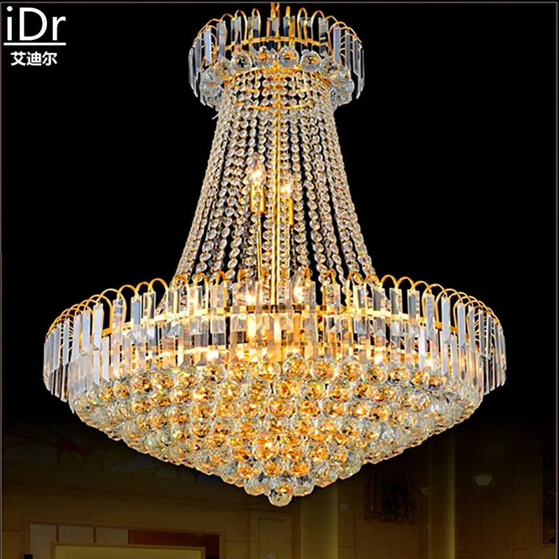 Высококлассные хрустальные светодиодные круговые светильники для гостиной в