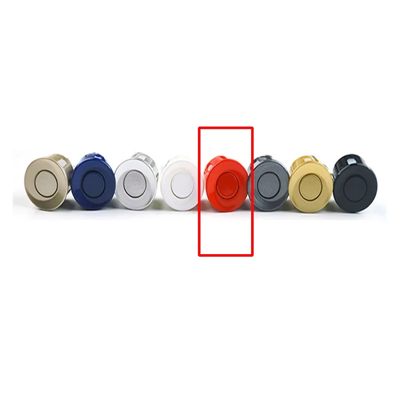 Red 1 set BOOMBLOCK автомобильный радар заднего ход, парковочный датчик светодиодный дисплей звуковой сигнал для peugeot 307 206 Jeep Ford Focus 2 3 VW Polo Golf 4 5 7 - Название цвета: Red 1 set