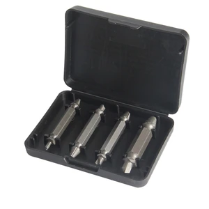 Набор для удаления винтов, 4 шт., двухсторонние сверла для удаления поврежденных болтов