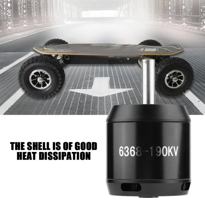Бесщеточный двигатель 22 48 В бесщеточный 6368 190KV 280KV 6 12S для электрического