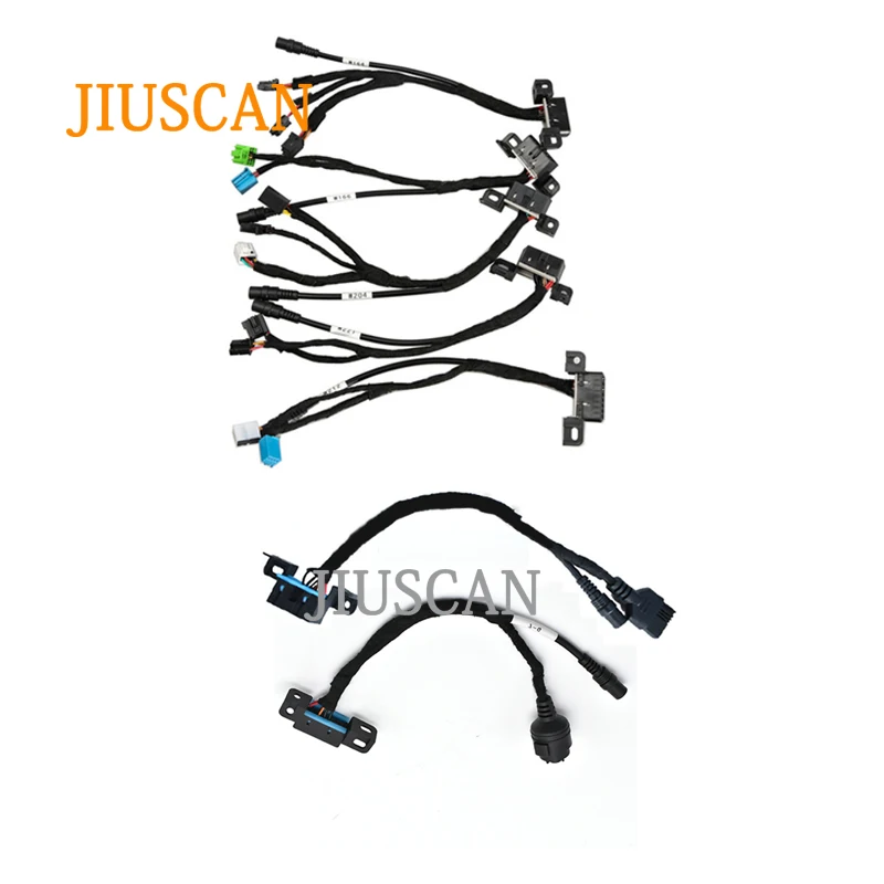 JIUSCAN 7 шт./компл. Тестовый Кабель EIS ELV тестовые кабели для MB работает вместе с VVDI BGA