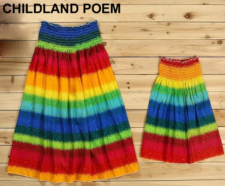 Летние платья для мамы и дочери 2016 одежда дочки пляжная матери семейная