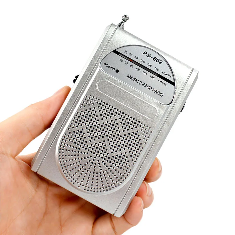 С пряжкой Портативный FM AM Радио мини-старый Для мужчин дома отдыха Регулируемый