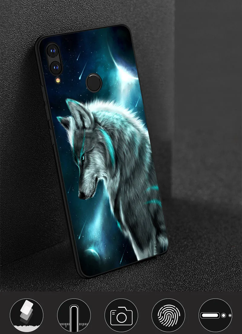 Чехол для huawei honor 20 Pro View 10 8 9 lite 8c 8x8 s 7X 6X 6A Play 10i 20i черный мягкий силиконовый чехол |