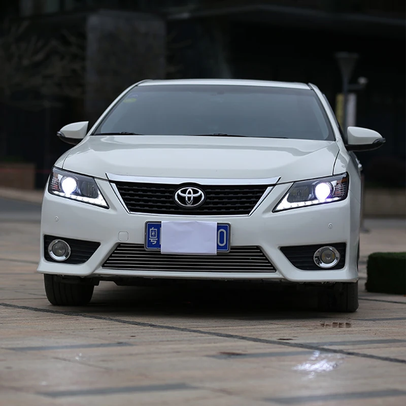 Автомобильный Стайлинг для Toyota Camry фары 2012- светодиодная фара дальнего света Camry DRL Объектив двойной луч H7 HID Xenon bi xenon объектив
