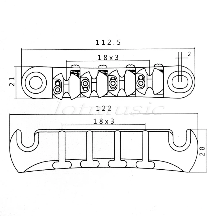 4 шт. клипса для моста задняя часть золото струны со шлицей бас гитары замена|tune o