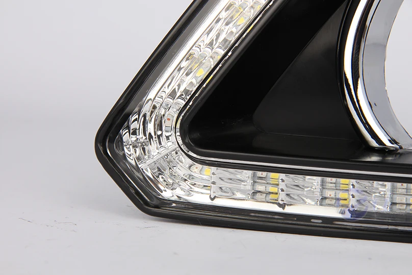 Автомобильная проблесковая 1 пара дневные ходовые огни для Nissan X-Trail X trail 2014 2015 2016