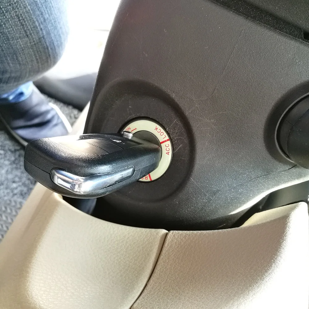 Car Ignition Switch Cover Luminous Key Ring Hole Sticker Styling | Автомобили и мотоциклы