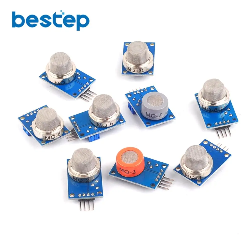 Модуль обнаружения газа Φ MQ 2 3 4 каждый из них 1 шт. всего 9 датчиков для arduino kit|gas