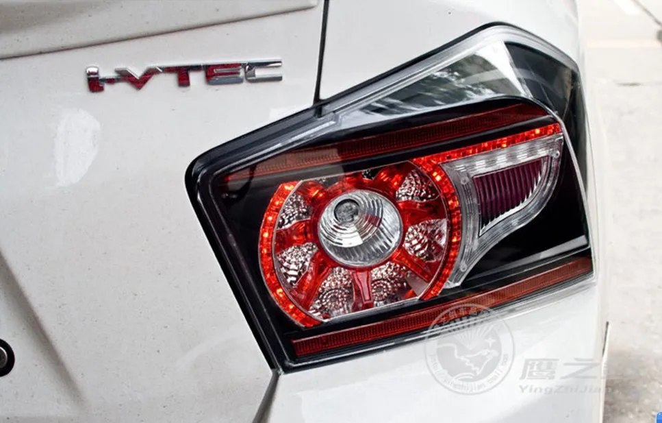 

car styling for Tail Lamp for City taillight 2008 2009 2010 2011 2012 City Rear Light DRL+Turn Signal+Brake+Reverse LED lights