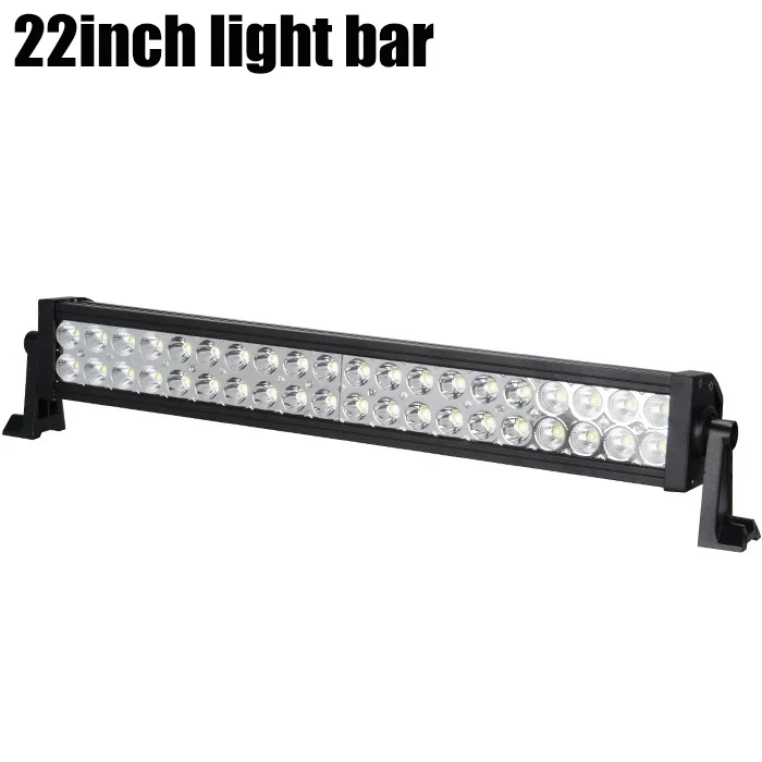 22inch light bar 22, 32, 42, 52 дюйма внедорожный светодиодный светильник 120 Вт, 180 Вт, 240 Вт, 300 Вт, 6000 К, точечный светильник, комбинированный луч для джипа, внедорожника, уаза, вездехода, грузовика, рабочий светильник - Цвет: 22inch light bar