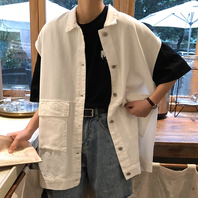 Женская куртка [EWQ] повседневная большого размера с карманами в стиле пэчворк