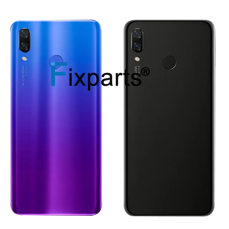 Крышка батарейного отсека для Huawei Nova 3i заднее стекло задний корпус P Smart Plus