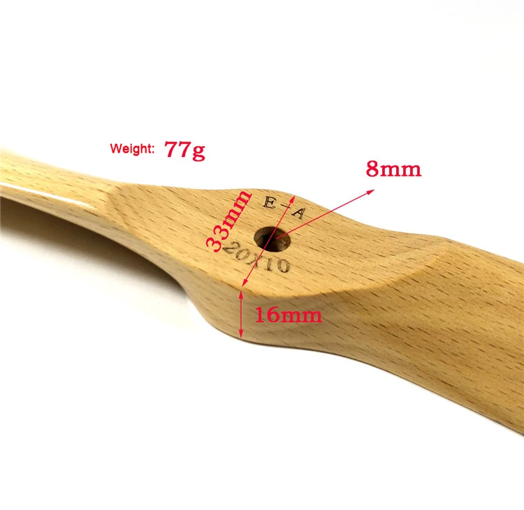 Flightmodel 20 дюймов 20x10 электрический деревянный пропеллеры Beechwood толкатель трактора