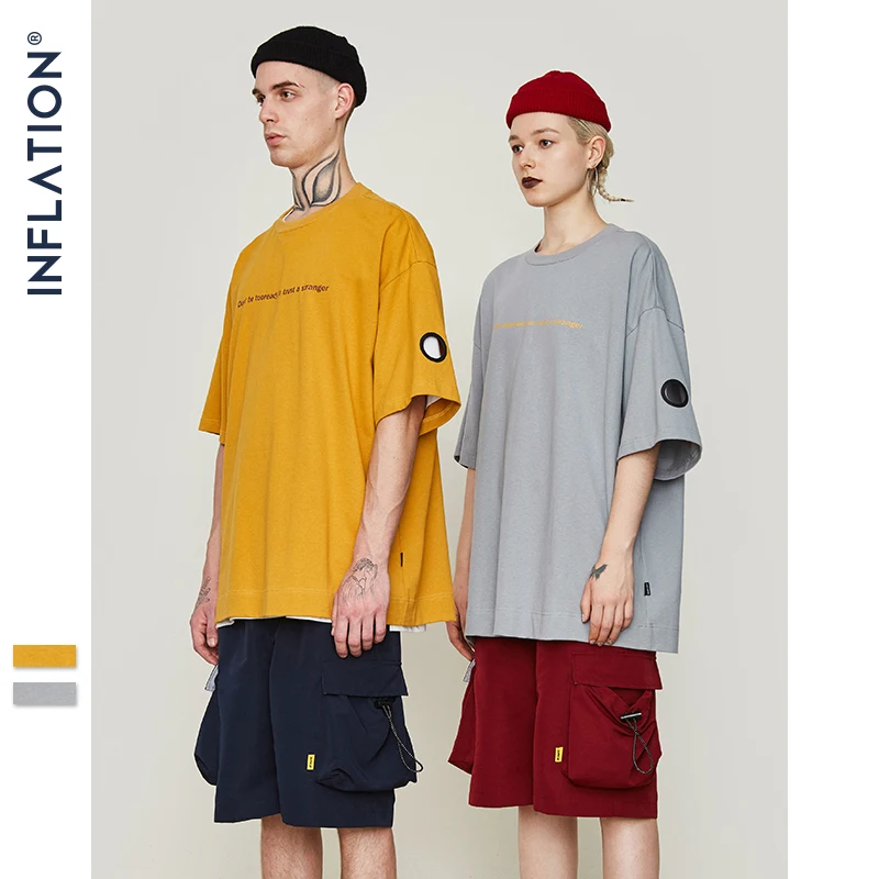 Футболка оверсайз с буквенным принтом летние повседневные хлопковые футболки в