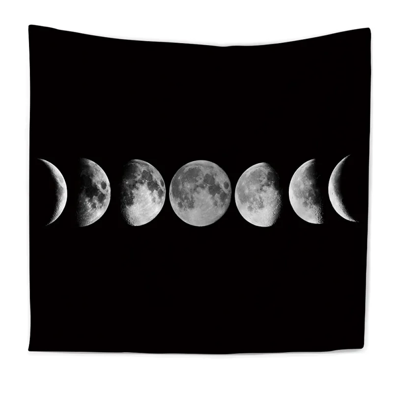 Лунное затмение гобелен настенный Moon тентуре Murale Мандала Одеяло MandalaTapestry ткань
