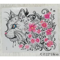 tattoo stickers waterproof men and women lasting flower sexy big picture simulation body painted tattoo blue arm sticker sale