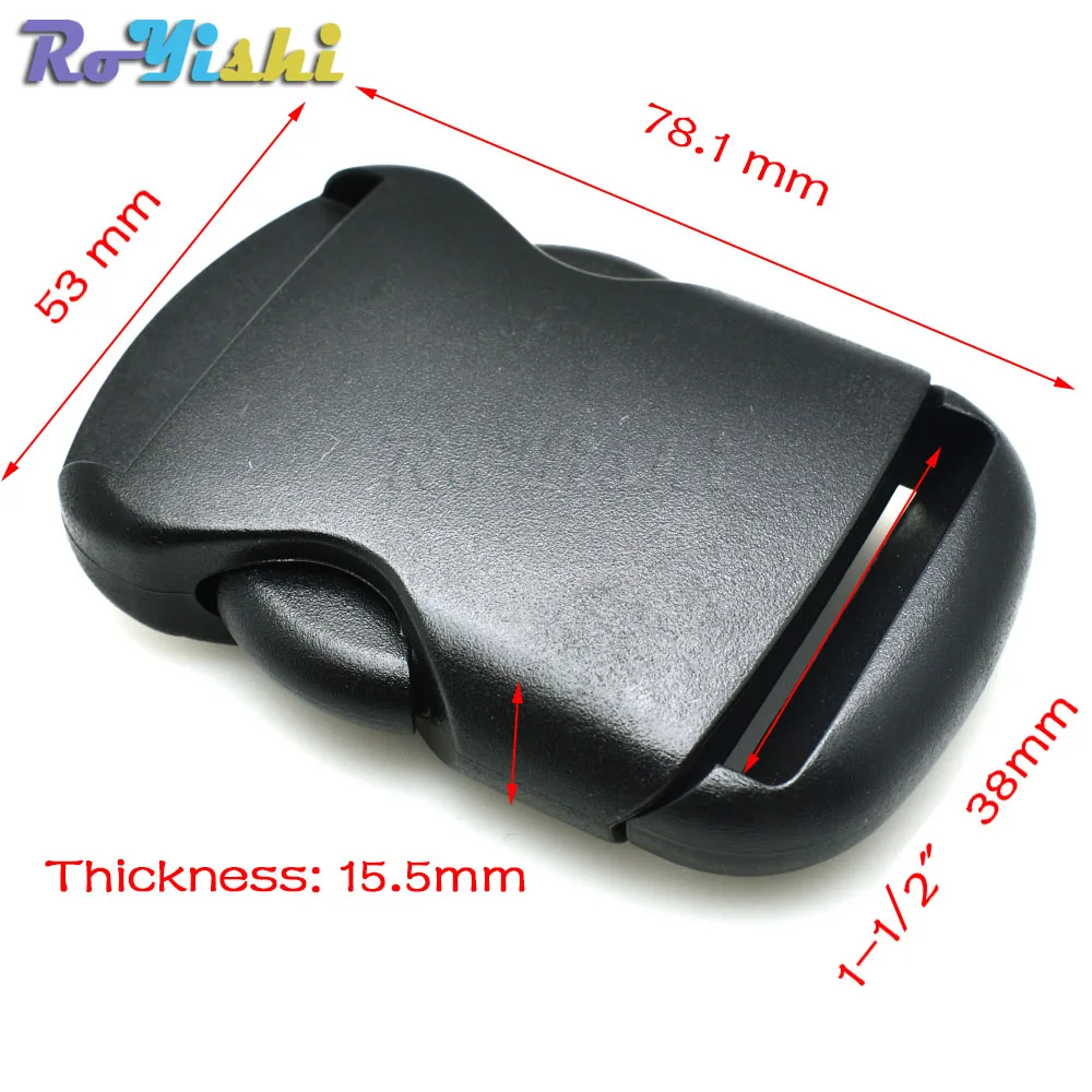 Пластиковая одинарная Регулируемая круглая пряжка для рюкзака багажа| |