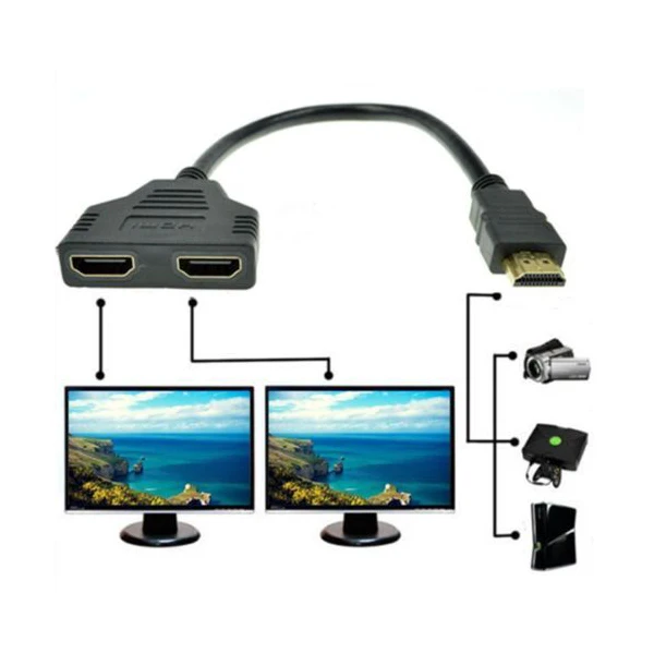 1080P HDMI порт папа 2 мама 1 в Out сплиттер кабель адаптер конвертер|KVM-переключатели| |