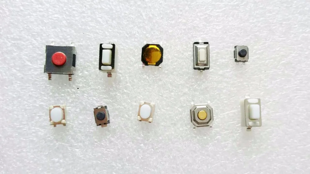 Тактильный кнопочный переключатель 250 шт. 10 типов автомобильные ключи
